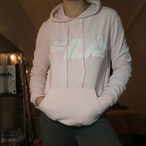 FILA pink hoodie